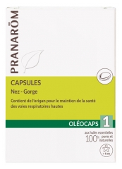 Pranarôm Oléocaps 1 Nez - Gorge 30 Capsules