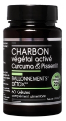 Nutrivie Charbon Végétal Activé Curcuma et Pissenlit 60 Gélules