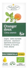 NatureSun Aroms Huile Essentielle Oranger Doux (Citrus sinensis) Bio 10 ml