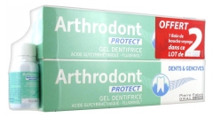 Arthrodont Protect Toothpaste Gel 2 x 75ml + Free Mouthwash 15ml