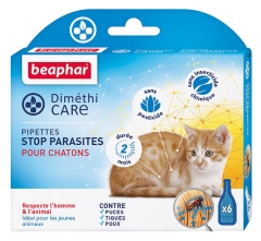Beaphar Diméthicare Stop Parasites Kittens 6 Pipetas