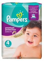 Pampers Active Fit 24 Nappies Size 4 (8-16kg)