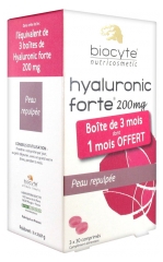 Biocyte Hyaluronic Forte 200 mg Hydratant Repulpant Lot de 3 x 30 Comprimés