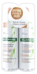 Klorane Dry Shampoo with Oat Milk Gentle Formula Spray 2 x 150ml