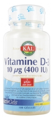 Kal Vitamine D-3 10 µg (400 IU) 100 Gélules