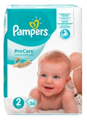 Pampers ProCare Premium Protection 36 Couches Taille 2 (3-6 kg)