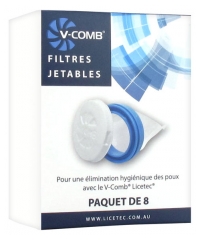 Licetec V-Comb 8 Filtrów Jednorazowych