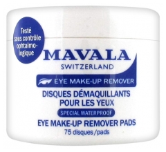 Mavala Eye Make-up Remover Pads 75 Pads