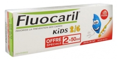 Fluocaril Kids Toothpaste 2-6 years-old 2x50ml