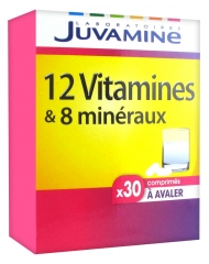 Juvamine 12 Vitamins and 8 Minerals 30 Tablets