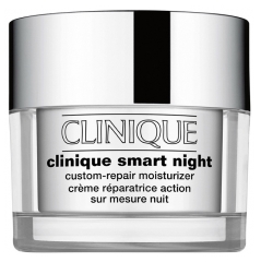 Clinique Smart Night Crème Réparatrice Action sur Mesure Nuit Peau Sèche à Mixte 50 ml