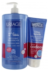 Uriage Bébé 1ère Eau Nettoyant Sans Rinçage 1 L + Crème Lavante 200 ml Offerte