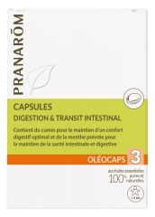 Pranarôm Oléocaps 3 Digestion and Intestinal Transit 30 Capsules