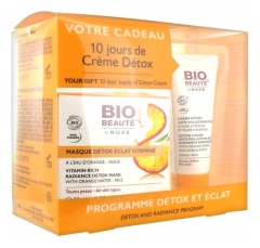Bio Beauté Masque Détox Vitaminé 50 ml + Crème Détox Anti-Pollution et Éclat 15 ml
