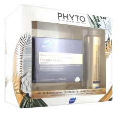 Phyto Set Phytokératine Extrême Exceptional Mask 200ml + Exceptional Shampoo 200ml