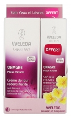 Weleda Redensifying Day Cream Evening Primrose 30ml + Redensifying Eyes and Lips Care Evening Primrose 10ml Free