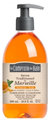 Le Theke du Bad Traditionelle Seife aus Marseille Mandarine-Salbei 500 ml