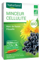 Naturland Minceur Cellulite Bio 20 Ampoules Buvables de 10 ml