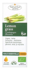 NatureSun Aroms Sitruunaruoho Eteerinen &Ouml;ljy (Cymbopogon flexuosus) Bio 10 ml