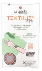Argiletz Textilit Zen Protection Naturelle à l'Argile Verte 6 Feuillets