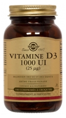 Solgar Vitamin D3 1000 UI (25mcg) 100 Tablets