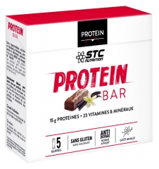 STC Nutrition High Protein Bars Vanilla Flavor 5 Bars x 45g