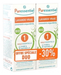 Puressentiel Organic Essential Oil True Lavender (Lavandula Angustifolia) 2 x 10ml
