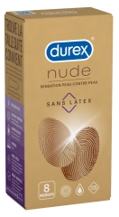 Durex, Nude Sin Látex 8 Preservativos