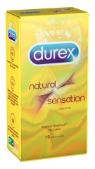 Durex Natural Sensation Sans Latex 10 Préservatifs