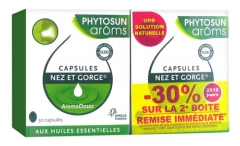 Phytosun Arôms Aromadoses Nez et Gorge Lot de 2 x 30 Capsules