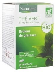 Naturland Organic Green Tea 75 Vegecaps