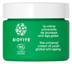 Biovive Crème Universelle de Jeunesse Anti-Âge Global Bio 50 ml