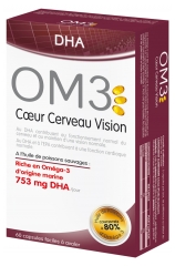 OM3 Heart Brain Vision 60 Kapseln