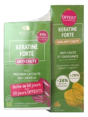 Biocyte Keratine Forte Anti-Hair Loss 3 x 40 Capsules + Keratine Forte Anti-Hair Loss Treatment 50ml Free