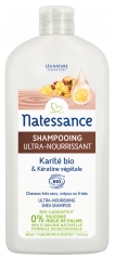 Natessance Shampoing Ultra-Nourrissant Karité Bio et Kératine Végétale 500 ml