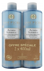 Sanoflore Aciana Botanica Organic Divine Bare Skin Cleansing Micellar Water 2 x 400 ml batch