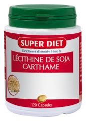 Superdiet Lécithine de Soja Carthame 120 Capsules