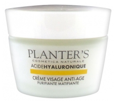 Planter's Acide Hyaluronique Crème Visage Anti-Âge Purifiante Matifiante 50 ml