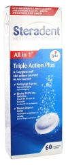 Steradent Triple Action Plus 60 Tablets