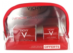 Vichy LiftActiv Specialist Collagen Crème de Jour Tous Types de Peaux 50 ml + Hyalu Masque 15 ml Offert