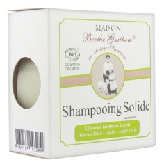 Maison Berthe Guilhem Shampoing Solide Bio Cheveux Normaux à Gras 100 g