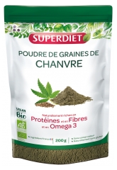 Super Diet Organic Hemp Seeds Powder 200 g