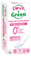 Love &amp; Green Protège-Slips Hypoallergéniques Normal 30 Protège-Slips