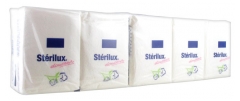 Stérilux Douceur 10 Paquets de 10 Mouchoirs Blancs Format Poche
