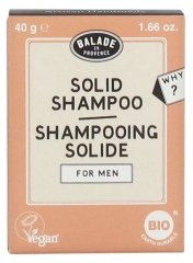 Shampoing Solide Pour Hommes Bio 40 g