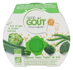 Good Goût Le Petit Plat Vert Légumes Verts Perles de Blé dès 12 Mois Bio 220 g
