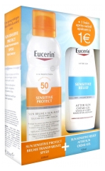 Eucerin Sun Protection Sun Mist SPF50 200ml + Sensitive Relief After Sun Gel-Cream 150ml