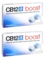 CB12 Boost Strong Mint 2 x 10 Gums to Chew