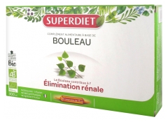 Superdiet Bouleau Bio 20 Ampoules