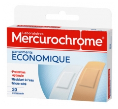 Mercurochrome Economic Plasters 20 Plasters